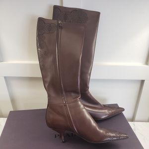 Leather Prada Boots
